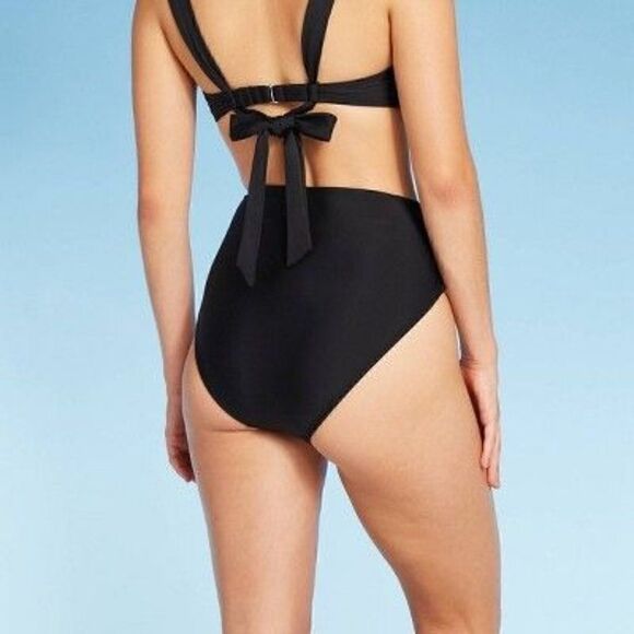 Xhilaration Juniors' Strappy High Waist Cheeky Bikini Bottom Sz M - Picture 4 of 12